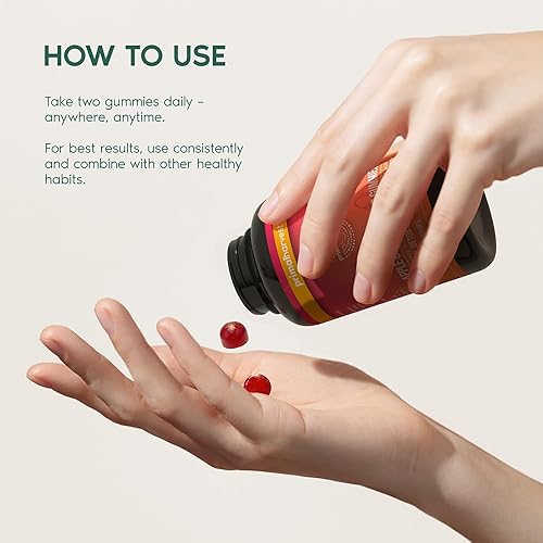 Miniatura 3 de Gomitas ACV de Primal Harvest, 60 gomitas de sidra de manzana sin azúcar, remolacha y granada para apoyar la inmunidad, la digestión y la