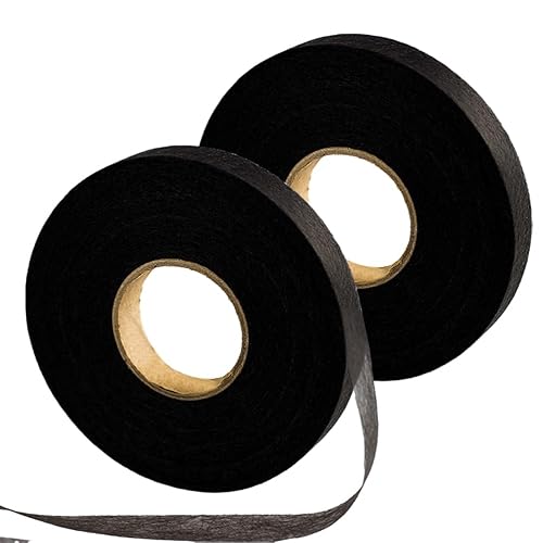 4 rollos de cinta de dobladillo para planchar, cinta adhesiva de 1 pulgada para dobladillo, cinta de fusión de tela para cortinas, ropa y proyectos