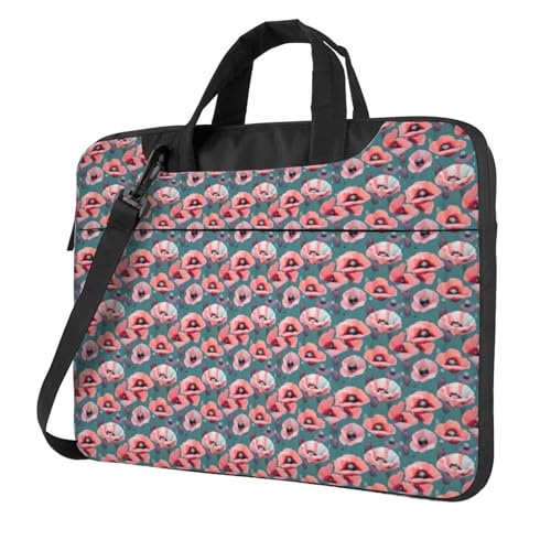 Sac ordinateur coquelicots pastel pour protéger votre PC avec élégance