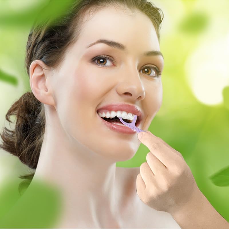 Miniatura 5 de Holy Rose Holy rose - Palillos de hilo dental portátil, 3 cajas de 50 cajas, hilo dental de doble línea, 150 unidades, sabor menta, herramienta