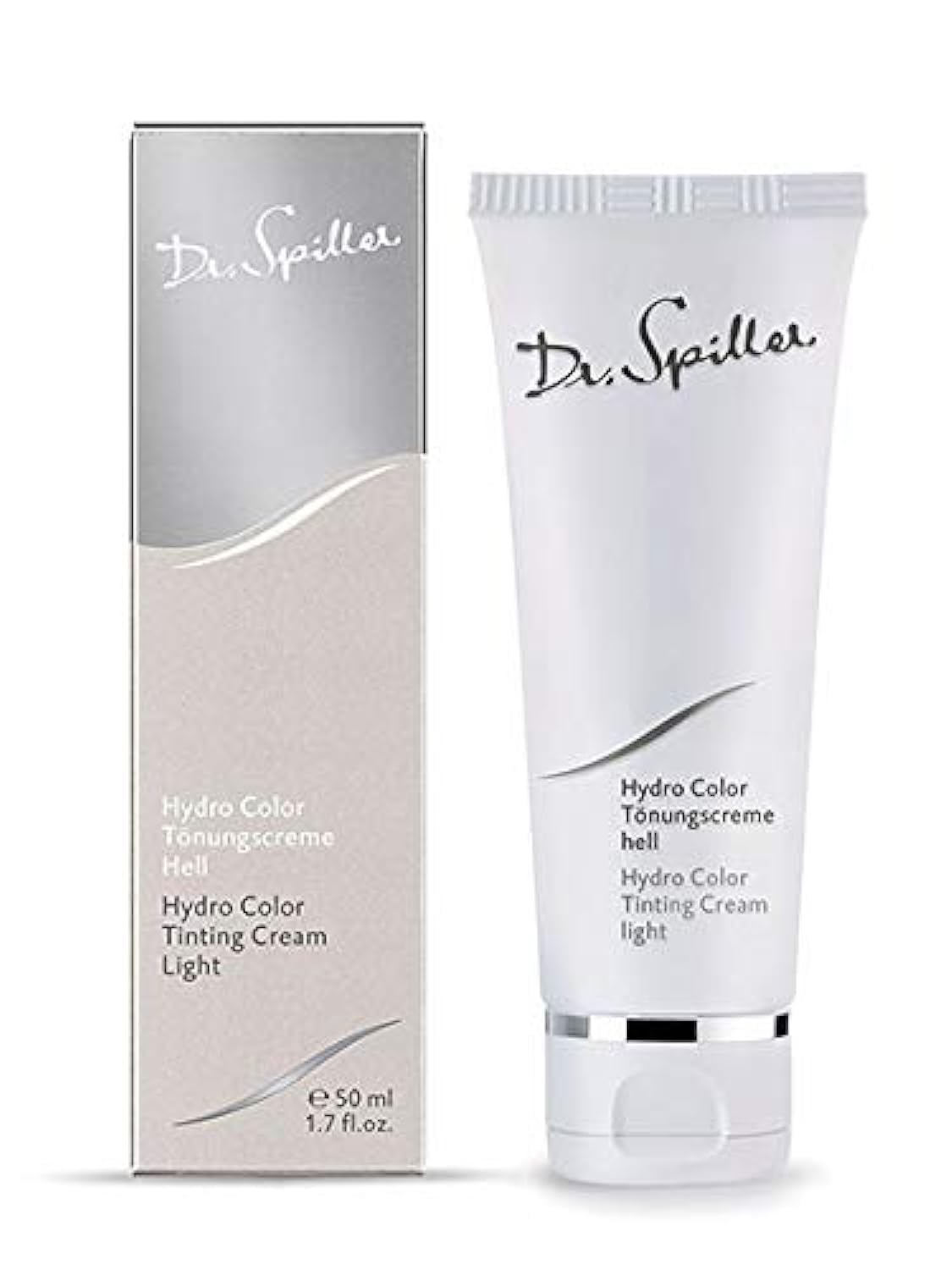 Dr. Spiller Crema colorante Hydro Color clara: cuidado de día tintado con aloe vera y pigmentos de color naturales para una tez uniforme (1 x 50 ml)