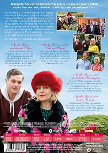 Agatha Raisin - Staffel 4 en formato DVD para tus tardes de sofá y manta 3