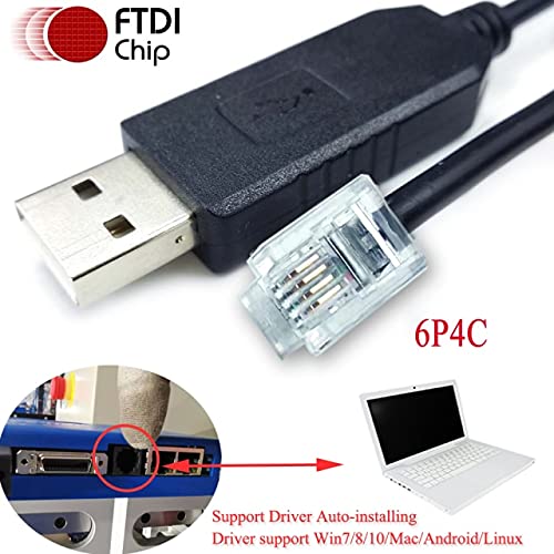 Connectors FTDI USB RS232 to rj12 for Copley Cotrols Motor