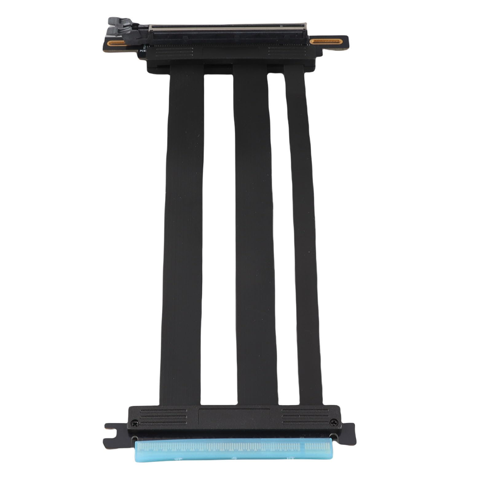 Gedourain Przedłużacz Karty Graficznej Pcie Gen5 X16 Wysoka prędkość Plug and Play dla Większości Podzespołów GPU i Płyty Głównej 20 Cm Dwurzędowa Płytka ABS Pod Kątem 90 Stopni do Komputerowej
