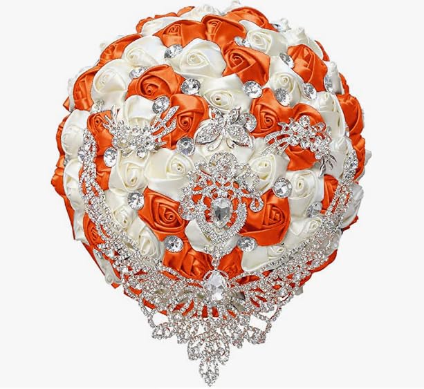 Qikegoods Handmade Luxury Bridal Bouquet