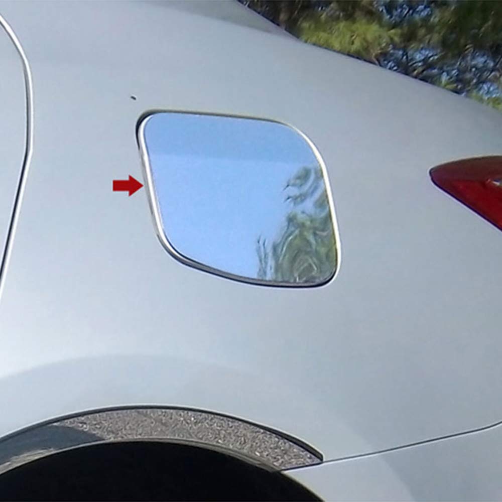 Upgrade Your Auto Luxury FX Chrome Fuel Gas Door Cover for Toyota Corolla 2014-2016