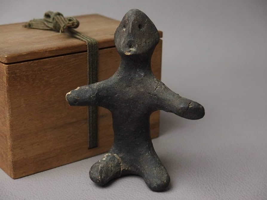 Amazon | 【骨董発掘品】古い？土偶人形埴輪cj027zb.8.出土品