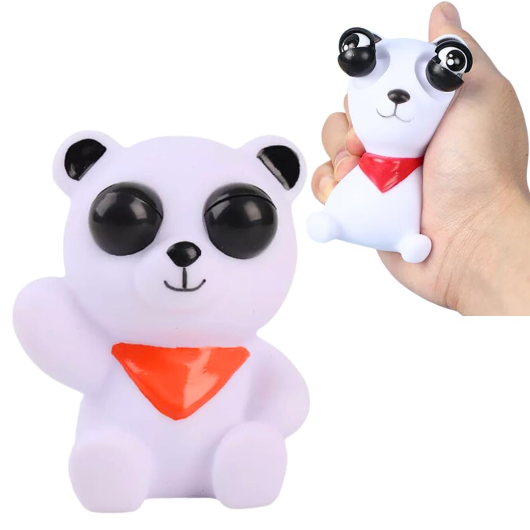 Funfob® Panda Squishy Toy Mind Relaxing Stretchy Hand Pressing Funny Toy Stress Buster Toy for Kids and Adults | Panda Squishy