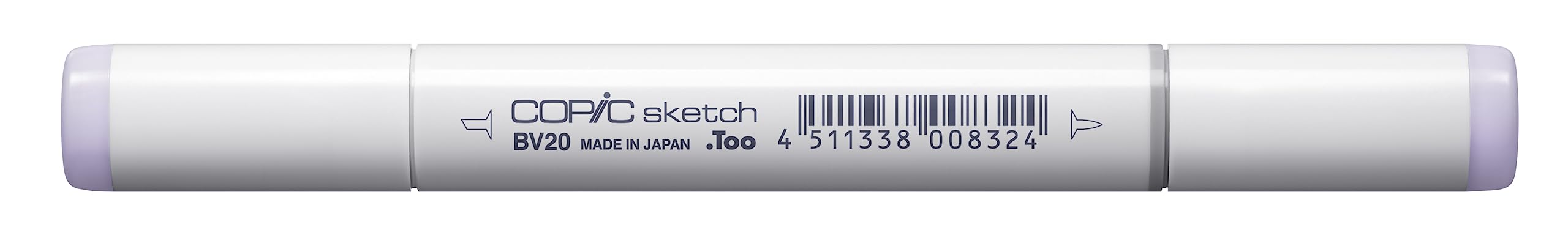 Copic Sketch Coloured Marker Pen - (BV-20) Dull Lavender, For Art & Crafts, Colouring, Graphics, Highlighter, Design, Anime, Professional & Beginners, Art Supplies & Colouring Books