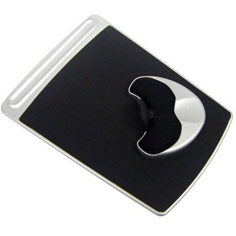 Fellowes Easy Glide Gel Wrist Rest and Mouse Pad - Black 93730