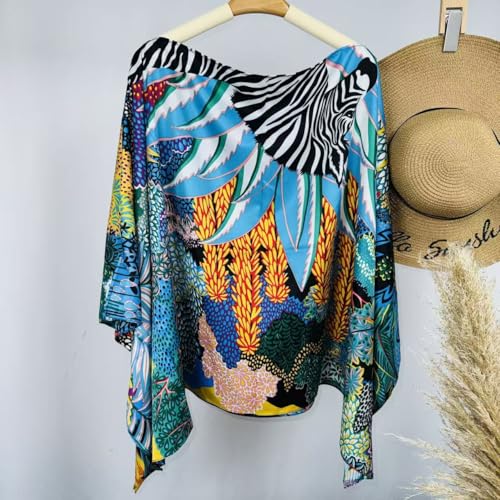 Image of Women's bat Wing Sleeves Off The Shoulders Loose Oversized Baggy top Pullover Casual top T-Shir