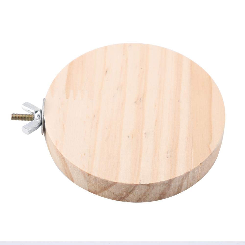 Zerodis Holz Stand Plattform Vogelkäfig Barsch Stand Plattform Papagei Stand Käfig Sprungbrett für Kleintier Vögel und Hamster
