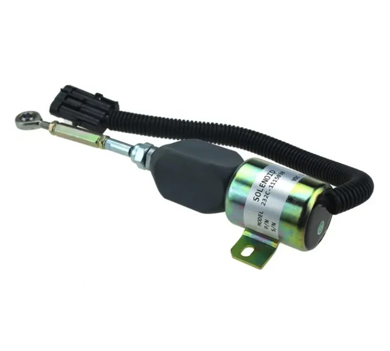 Solenoide de parada Válvula solenoide de corte de combustible 232C-1115030, 24 V, para motor diésel, generador, repuestos Solenoide de corte de combustible