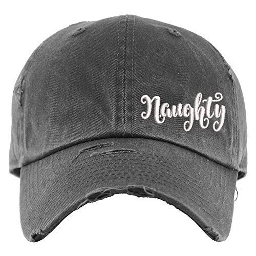 Distressed Baseball Cap OR Ponytail Hat 