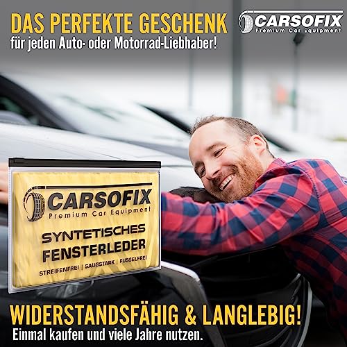 Fensterleder Carsofix Premium – Einführungsangebot für streifenfreie Reinigung