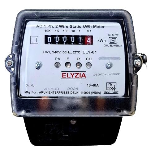 See full amazon price history chart for ELYZIA SINGLE PHASE 2 Wire 10-40 A Electronic Energy KWH Meter COUNTER DISPLAY (Sub Meter) ELYZIA SINGLE PHASE 2 Wire 10-40 A Electronic Energy KWH Meter COUNTER DISPLAY (Sub Meter) (B09LDGD1JL) Amazon Price History, Amazon Price Tracker