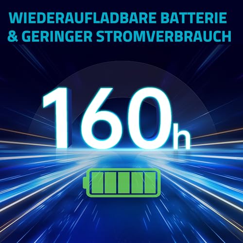 V200PRO Mouse da gioco wireless 2,4 GHz ad alte prestazioni con sensore ottico da 26000 DPI, accelerazione 50 G, 650 IPS, durata della batteria fino a 160 ore, PC/Mac - Nero - Mouse gaming - Immagine 10