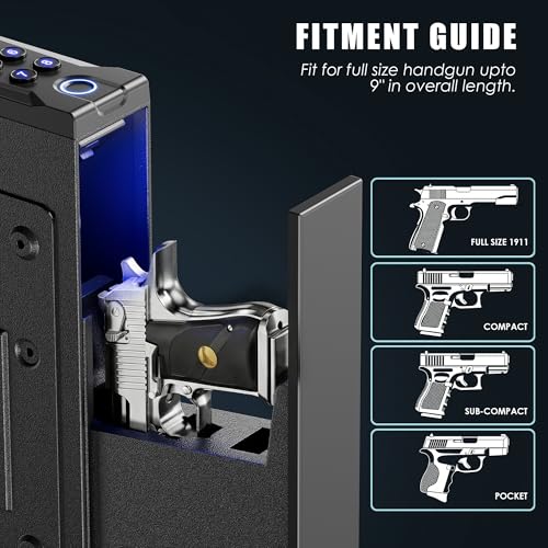 Quick Access Biometric Pistol Safe