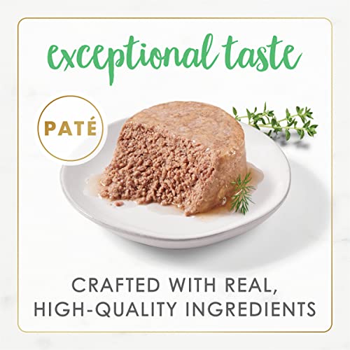 Image of Purina Fancy Feast Grain Free Pate Wet Kitten Food Gourmet Naturals White Meat Chicken Recipe - (Pack of 12) 3 oz. Cans
