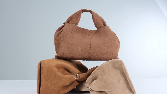 Bolso Hobo de Gamuza Sintética para Mujer miniatura 7