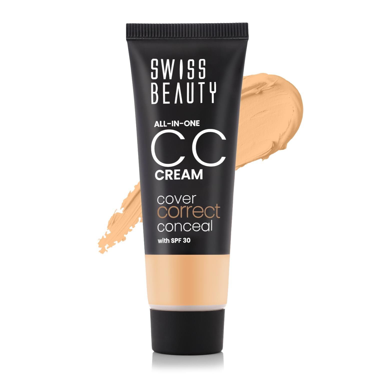 All-In-One Lightweight CC Cream with SPF 30 | Cover, Correct and Conceal | For Natural, Medium coverage | Shade- 04 Light Beige, 25g |