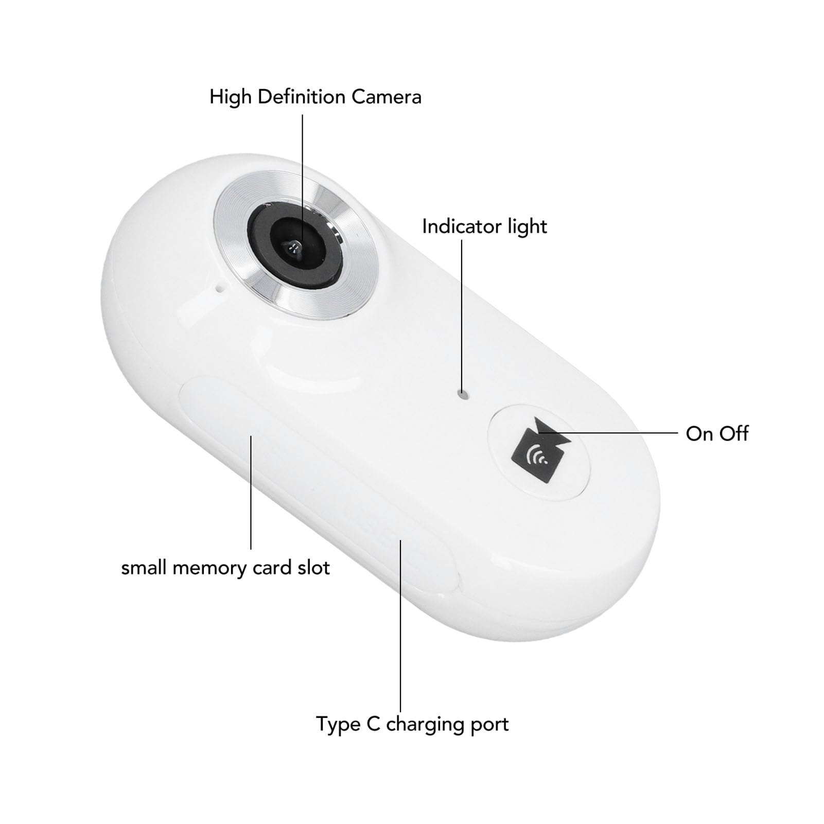 Obroża dla kota HD 1080P,kamera akcji dla zwierząt z nagrywaniem wideo Bezprzewodowa mini kamera sportowa,obiektyw szerokokątny 170 °,małe kamery akcji,kamera ciała do artykułów dla zwierząt