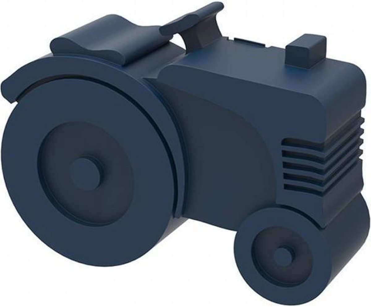 Blafre Tractor Bread Bin/Box Dark Blue