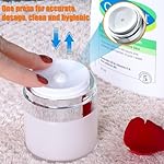 Airless Pump Jar, 1.7 oz Airless Pump Bottles, Travel Lotion Container – Vacuum Dispenser for Cream – Leak-Proof TSA-Friendly Design Keeps Cream Fresh – Multi-Purpose for Lotion, Sunscreen (2 Pack) - Image 2