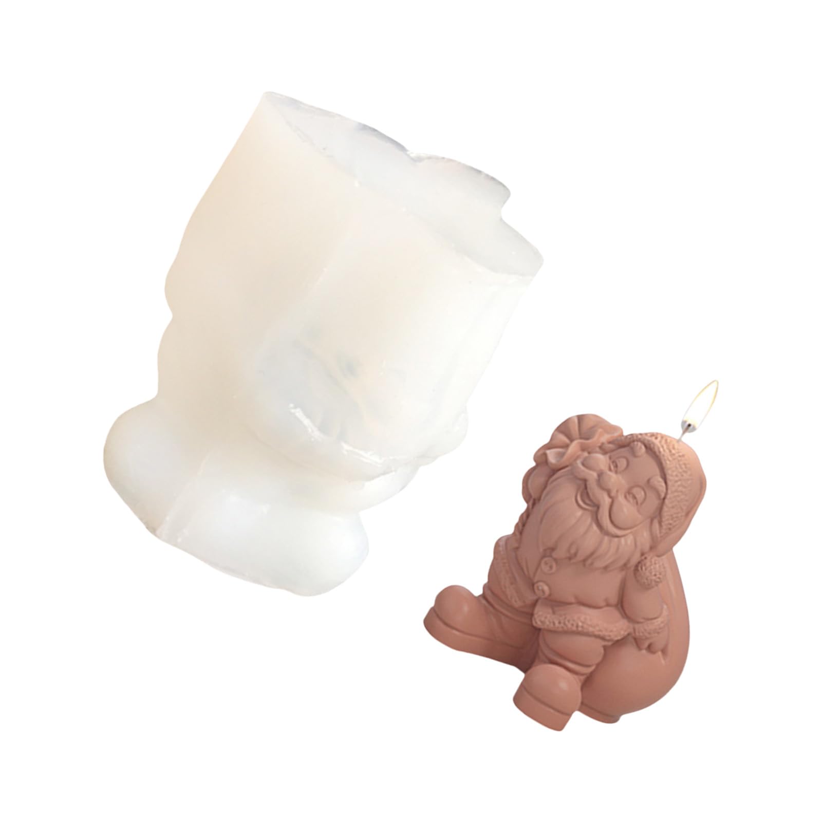 Nucelit Santa Silicones Ornament Molds Scented Molds Casting Epoxy Resin Craft Supplies Christmas