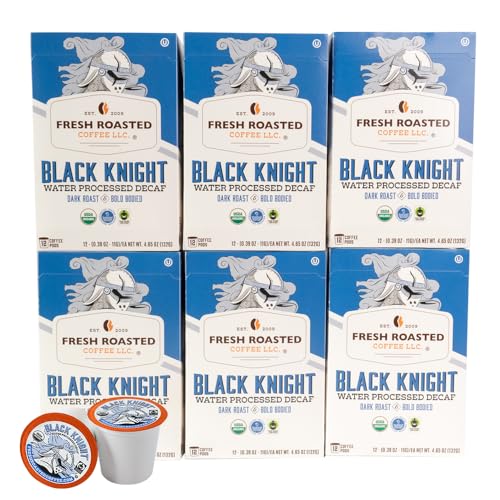 Fresh Roasted Coffee Organic Black Knight Decaf K-Cups