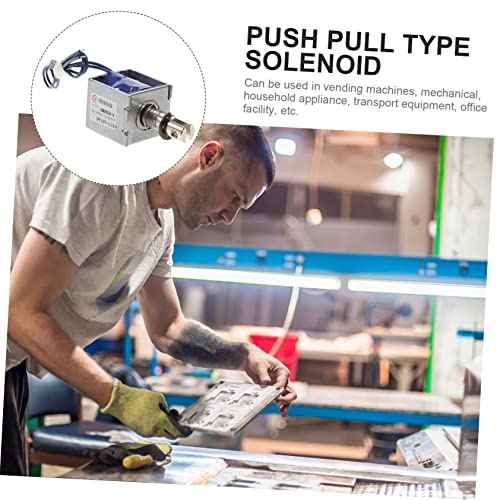 VILLCASE Push-Pull Eletroímã Armação Solenóide Eletroímã Linear Solenóide Eletroímã Dc 12 V Solenóid