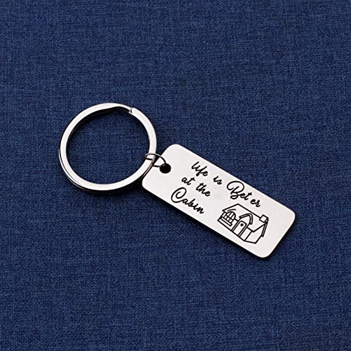 Life is Better At the Cabin Key Ring Camping Hiking Travelling Gift3