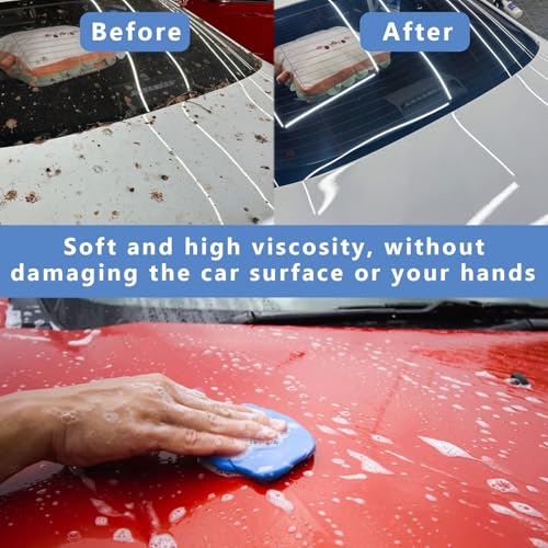 3 Stück Reinigungsknete,Reinigungsknete Auto,Auto Knete,Autoknete,Lackknete Auto,Auto Knete Reinigung,Lack Knete Auto,Für Autos Motorräder Caravans Autowäsche Wachse (100 G)