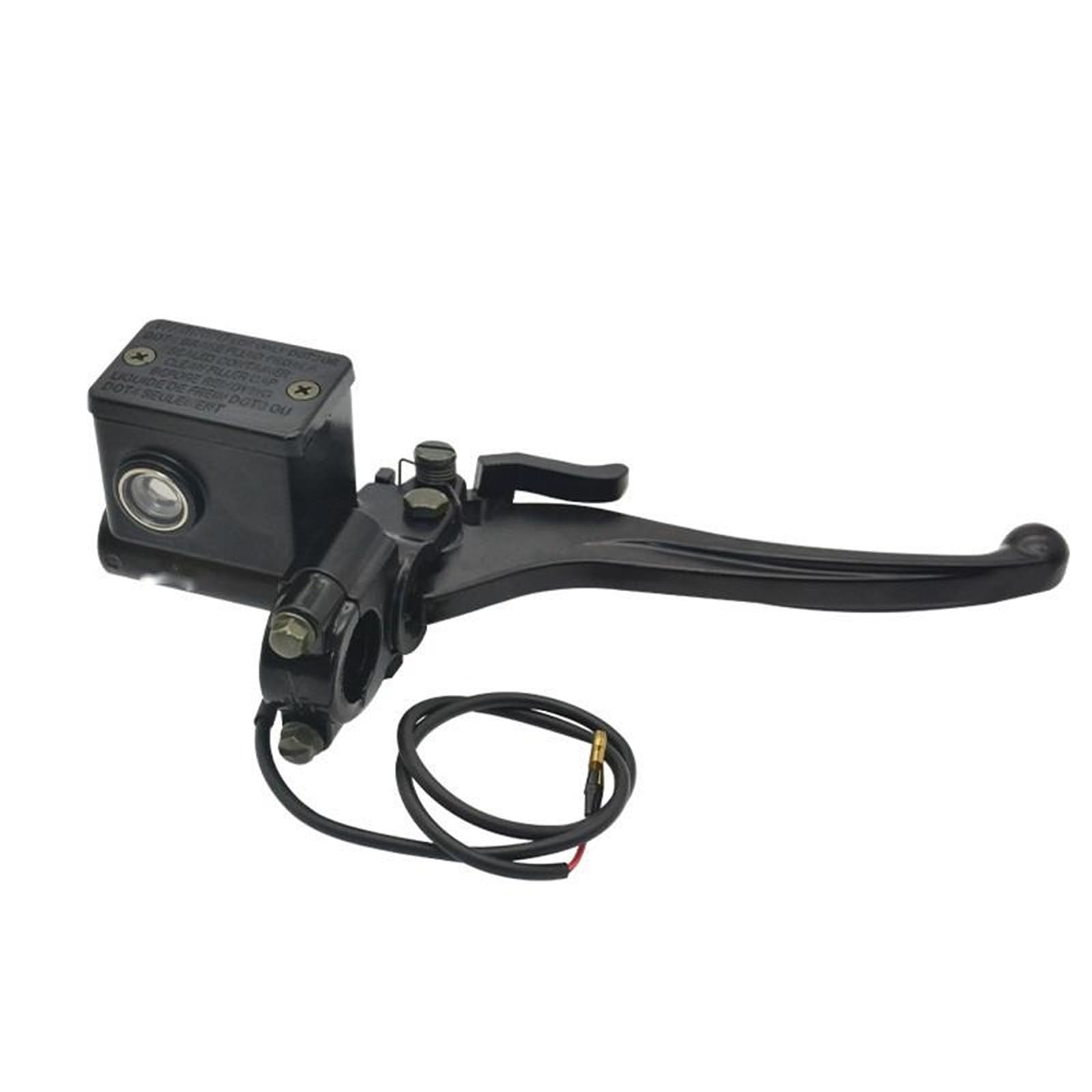 Motorrad-Kupplungshebel 22-mm-Motorradkupplungs-Hauptzylinder-Hydraulikpumpenhebel für elektrische Fahrradrikscha-Bremshebel(Pair)
