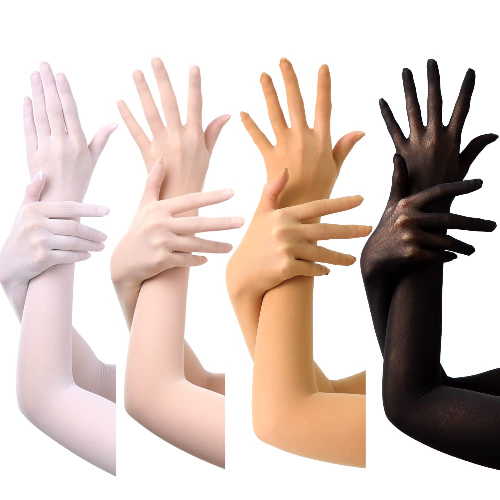 Long Stocking Gloves for Cosplay, Brown, Gloves, Long Gloves, Cosplay, Unisex, Arm Cover, Stage, Theater, Dance