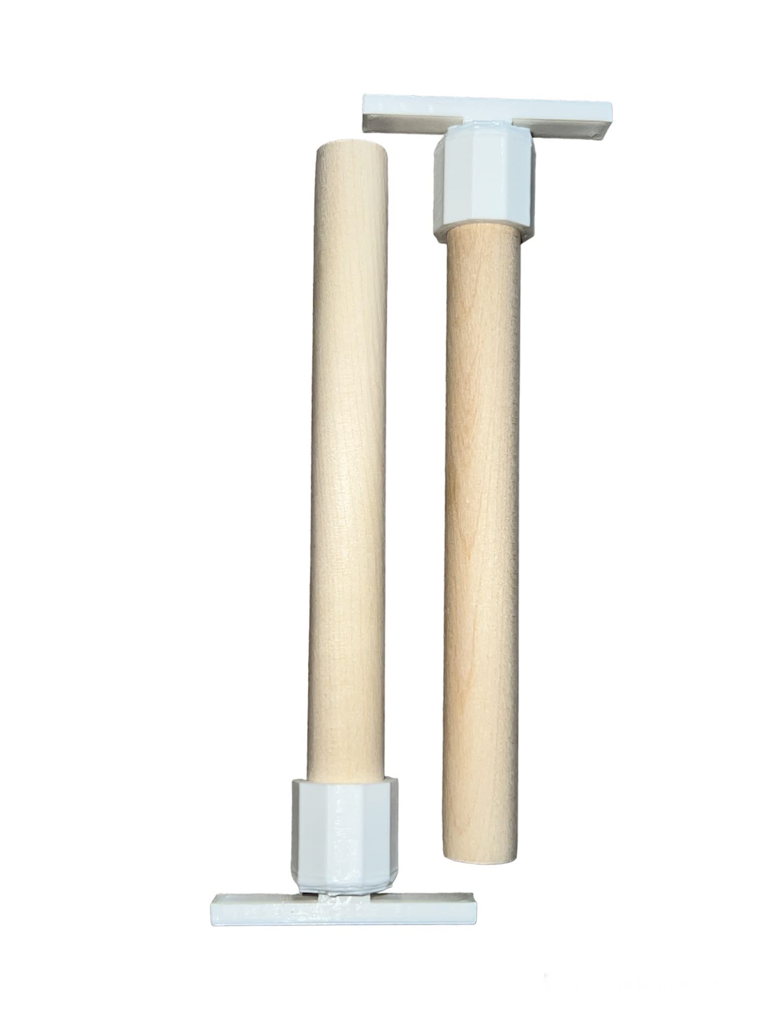 Bird Cage Perch Set, Twist In Fit Design, For Small to Medium Birds, 15cm Long, Made From Non Toxic Birch Wood, 2 Perches
