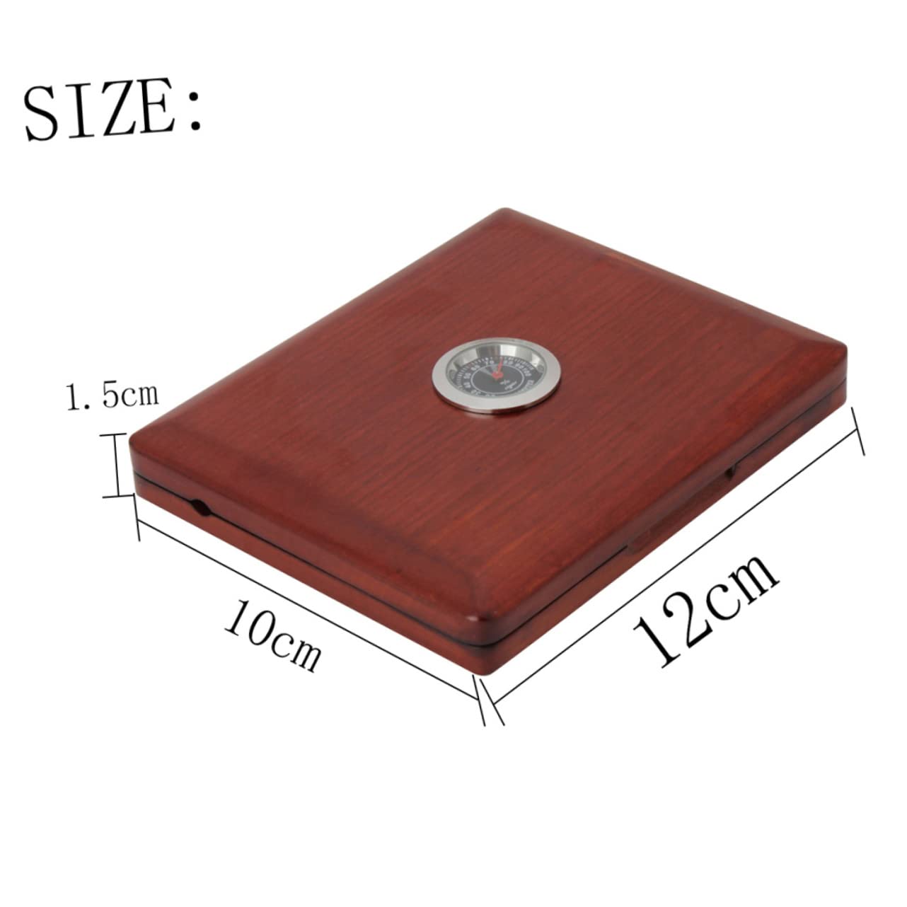 Scatola Porta Ance Oboe 5 Pezzi in Legno con Igrometro | Custodia per Trasporto, Supporto per Ance da Strumento, Accessorio con Misuratore Umidità