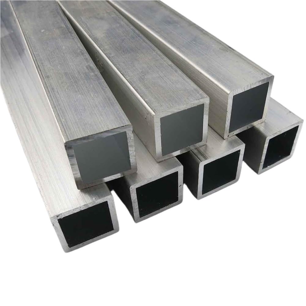Aluminiumrohr 10 Stück Metall-Al-Rohre, Vierkantrohr 100 mm – 200, Aluminiumrohre mit hervorragender Haltbarkeit for DIY-Autorahmen(20x20x200mm)