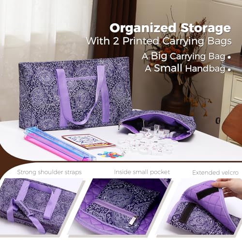 Set Completo de Mahjong Americano con Bolsa Porta Fichas miniatura 2