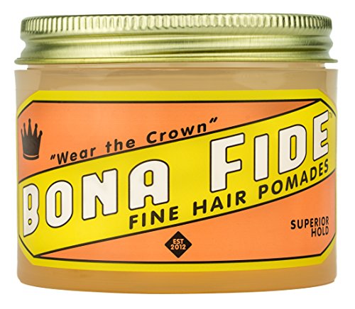 Bona Fide Pomade, Superior Hold, 4 oz.