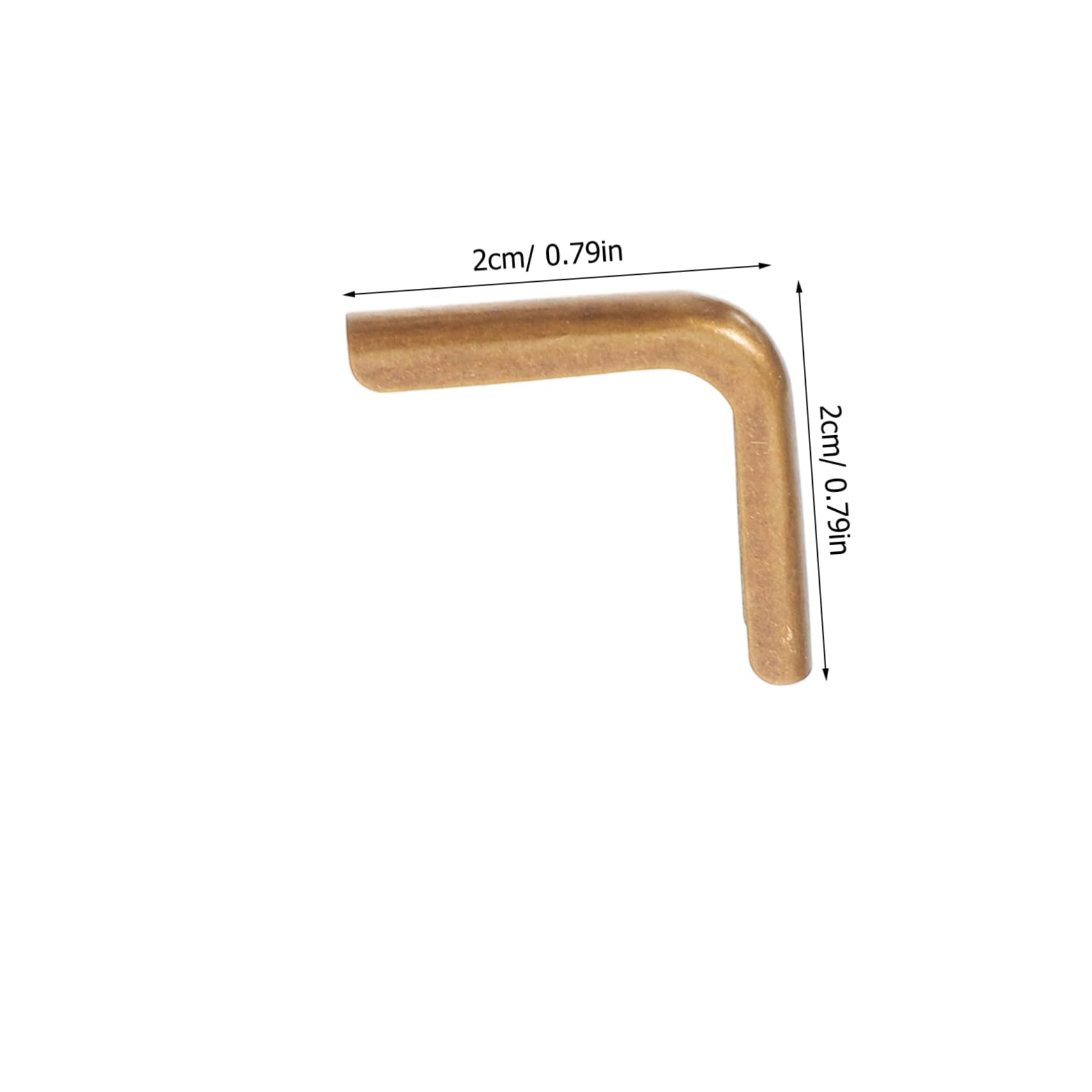 IWOWHERO Metal Book Corners 22mm Edge Protectors for Scrapbooking Photo Albums Durable Easy to Use