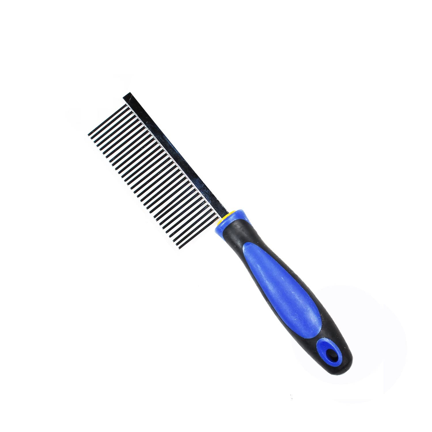 Emily Pets Hairbrush Single Side Steel Needles Dog Comb Grooming for Small & Medium Dogs,Dog Cat Grooming Comb, One Sided Stainless Steel Round Teeth Pin Pet Combs(L,Blue) (B09PFSMCKY) Amazon Price History, Amazon Price Tracker