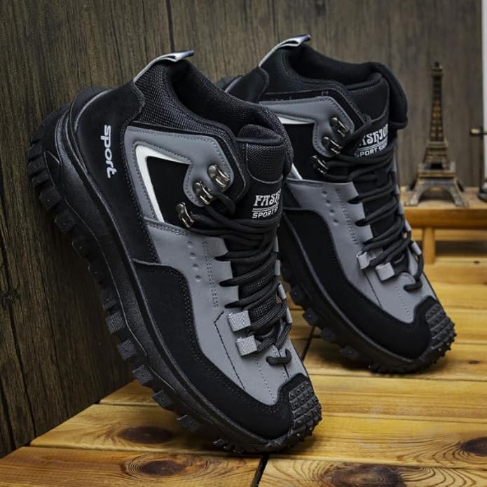 Safety Work Orthopedic Hiking Boots, Puncture-Proof, Non-Slip Safety Hiking Boots for Outdoor Construction4