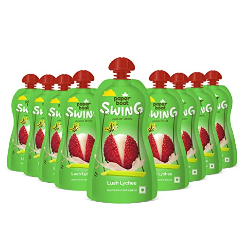 Image of Paper Boat Swing Lush Lychee 150ml | Litchi Drink [Pack of 9]