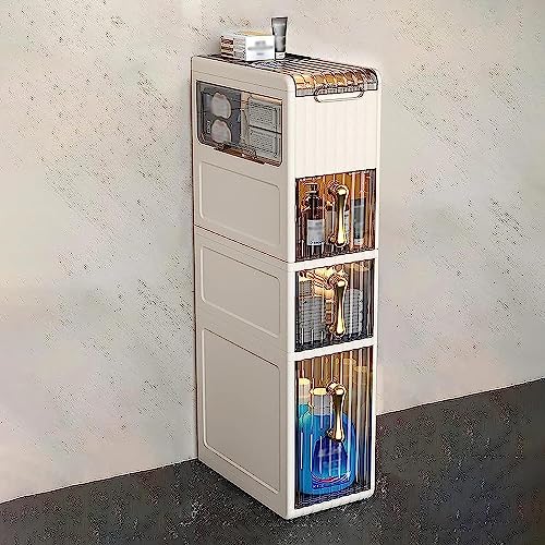 Muebles Auxiliares Baño Blanco Brillo Marca MEILISHAOMEI