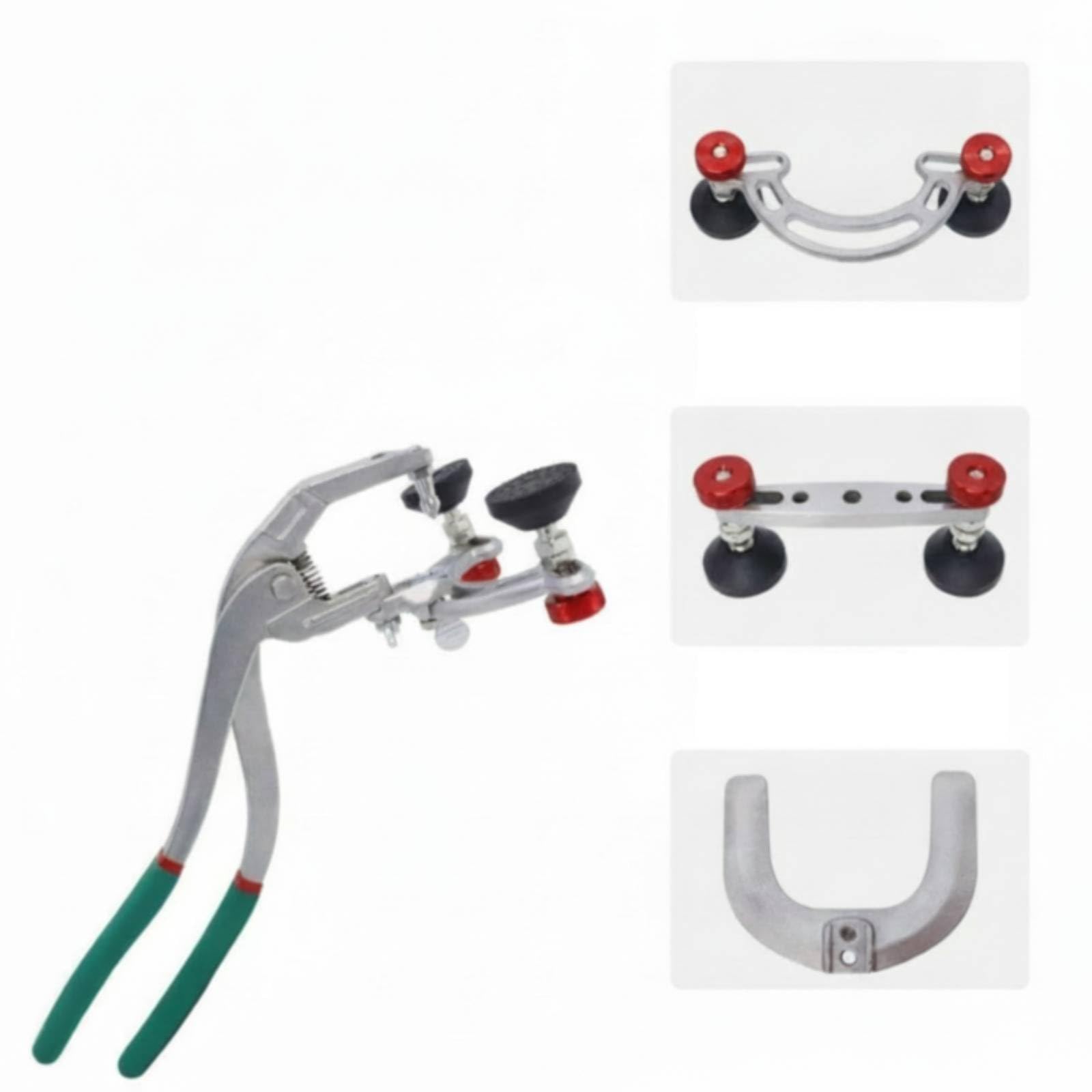 Raddrizzatore di Ammaccature in Acciaio Inox Pinza Tirabolli Antiscivolo Morsa per Officina, Garage