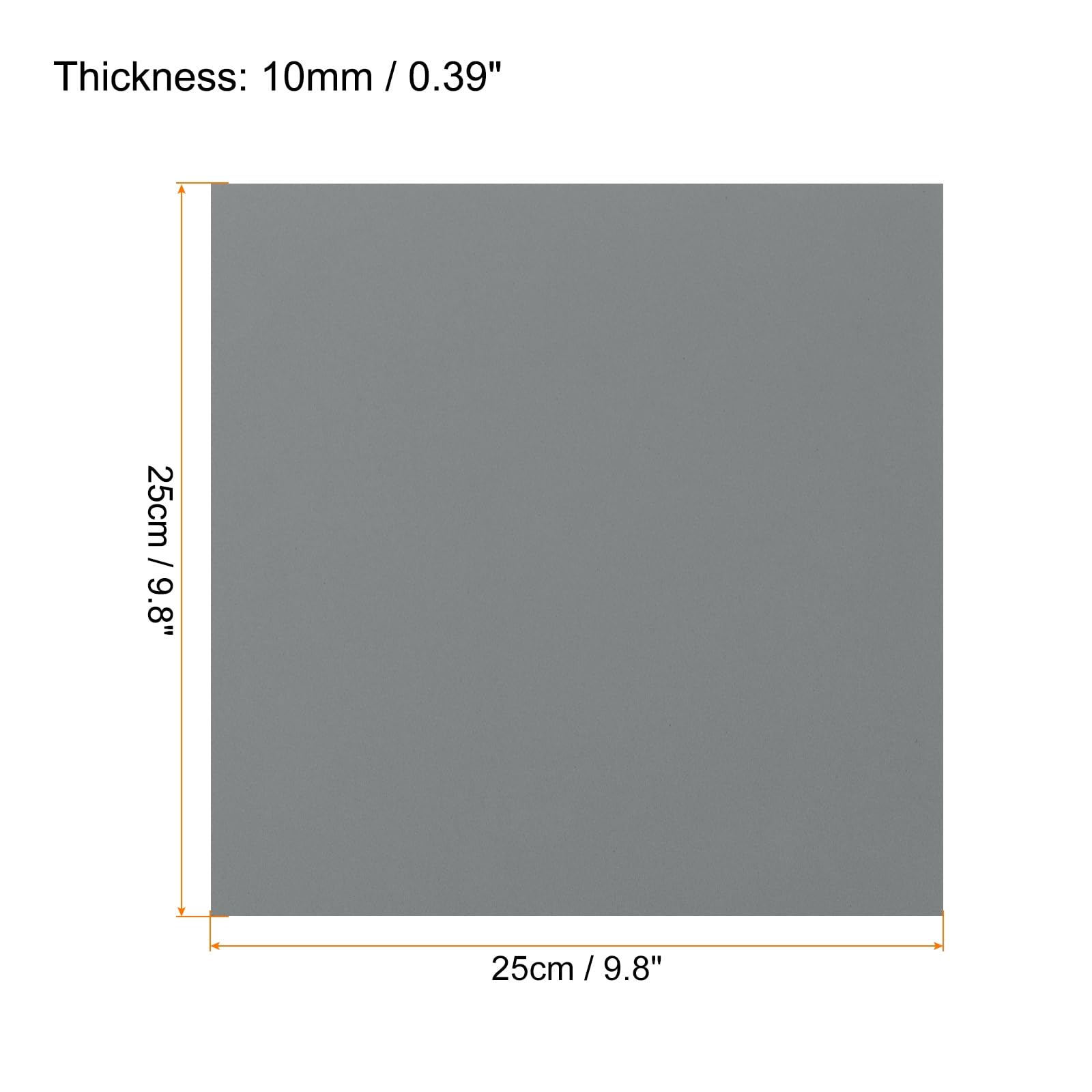 Rebower 6Pcs Foam Sheets Crafts Foam Arts Paper 10 x 10 x 3/8 Inch [for Crafts Project Scrapbooking, DIY, Party Handicraft - Image 2