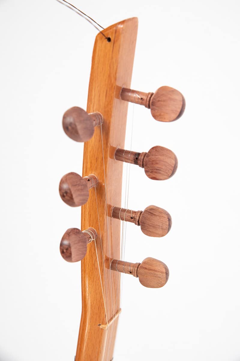 Long Neck Turkish Saz made of Cherry with built in Pickup, hand made instrument! - Image 4