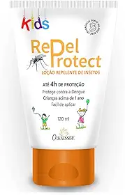 Repelente Infantil Repel Protect Kids 120ml | Uso Diário | Loção Repelente de Insetos | Textura Leve | Fragrância Suave | Para Crianças | O Benessere Nutrition