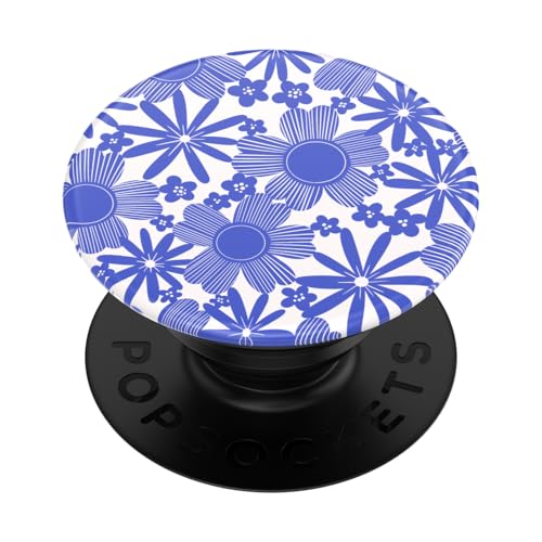 Image of ​​​​PopSockets Phone Grip with Expanding Kickstand - Sunday Toss Blue